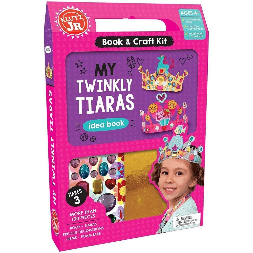 Klutz Jr - My Twinkly Tiaras-KLUTZ-The Red Balloon Toy Store