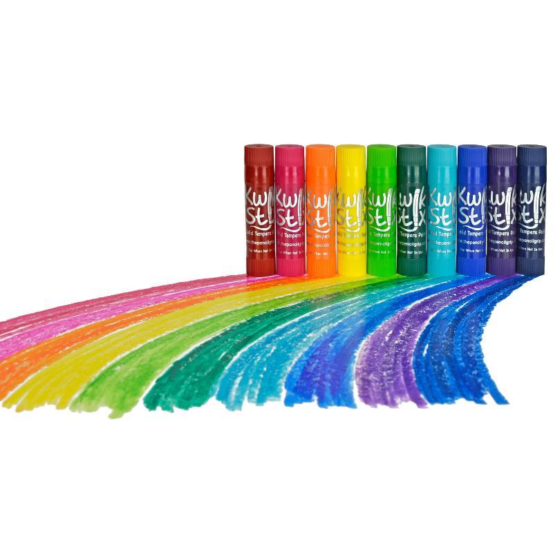 The Pencil Grip Kwik Stix Tempera Paint Stick Set Global Skin Tone Colors  Pack Of 14 Sticks - Office Depot