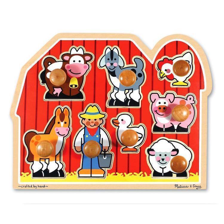 Large Farm Jumbo Knob-Melissa & Doug-The Red Balloon Toy Store