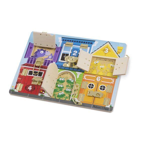 Latches Board-Melissa & Doug-The Red Balloon Toy Store