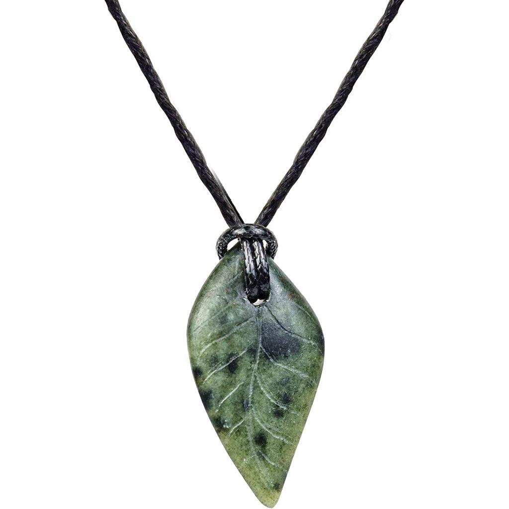 Leaf Pendant Soapstone Jewelry-Studiostone-The Red Balloon Toy Store