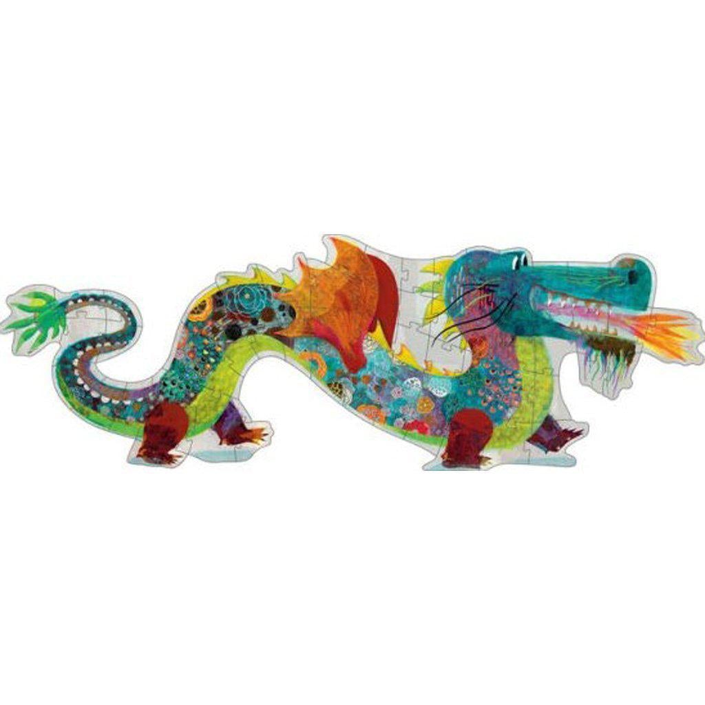 Leon the Dragon Giant Floor Puzzle-Djeco-The Red Balloon Toy Store