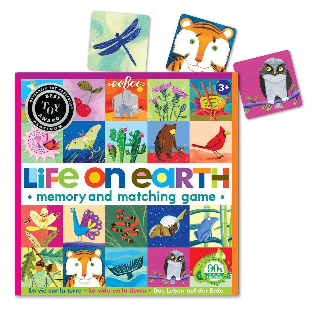 Life On Earth Memory & Matching Game-eeBoo-The Red Balloon Toy Store