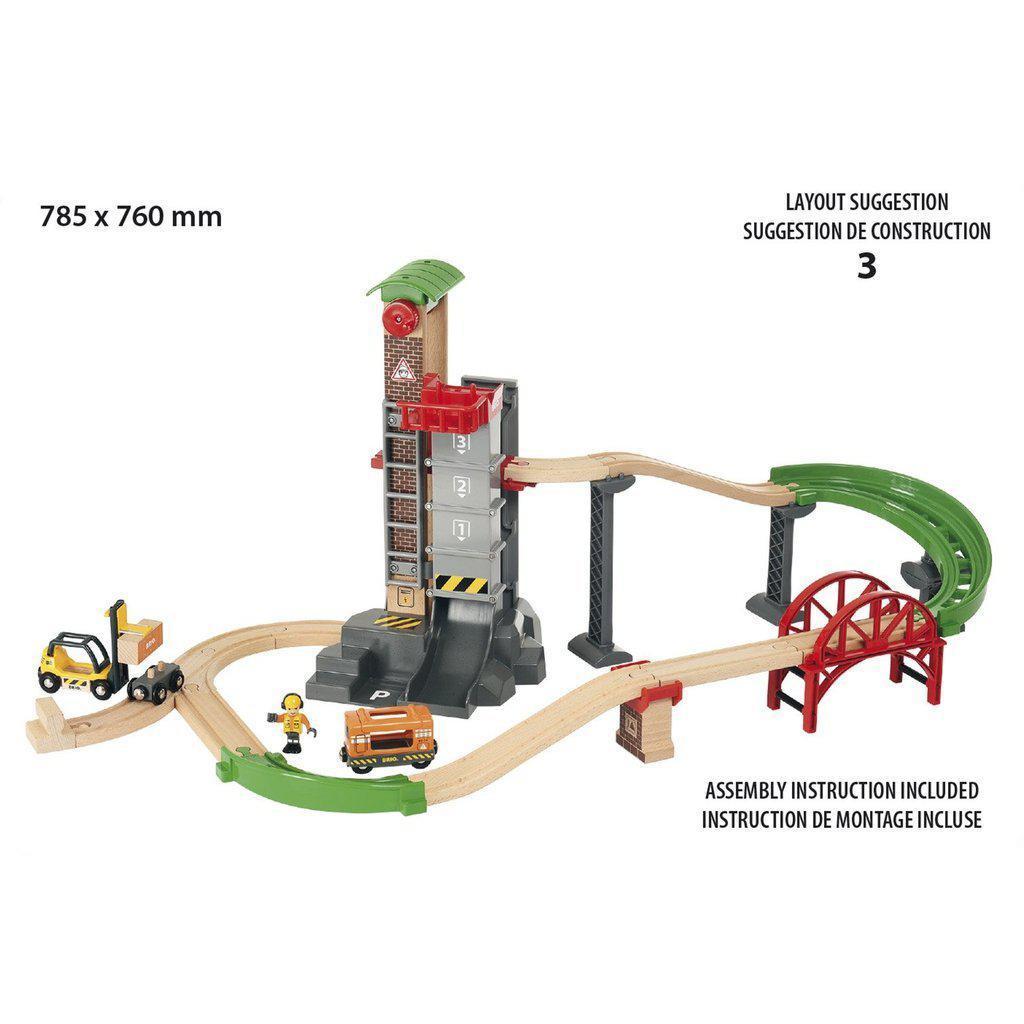 Lift & Load Warehouse Set-Brio-The Red Balloon Toy Store