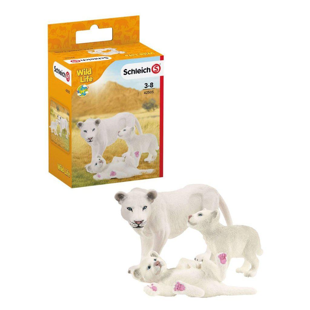 Lion Mother with Cubs-Schleich-The Red Balloon Toy Store