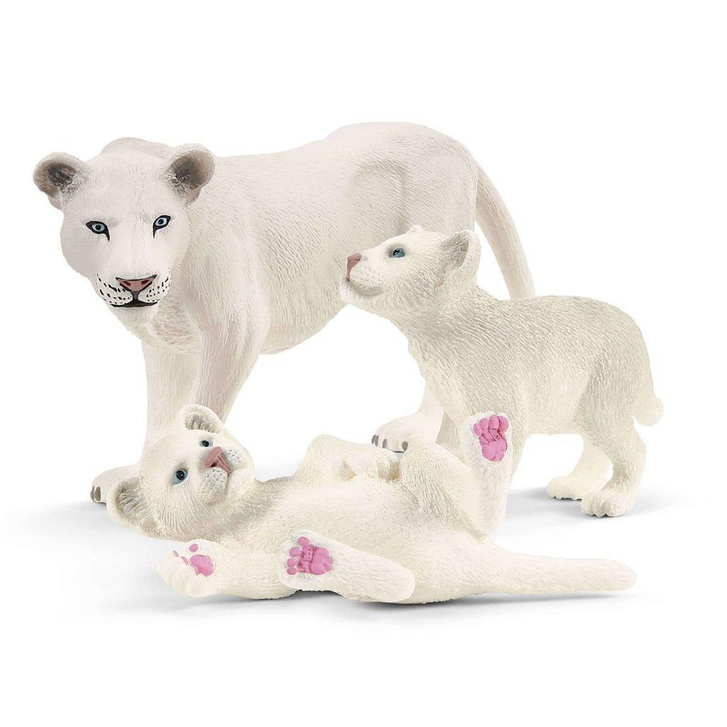 Lion Mother with Cubs-Schleich-The Red Balloon Toy Store