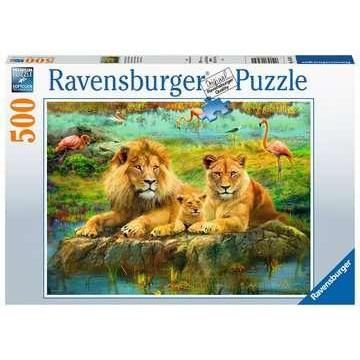 Lions in the Savannah 500pc-Ravensburger-The Red Balloon Toy Store