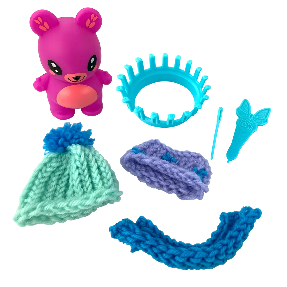 Little Knitty Bittys - Bear-Playmonster-The Red Balloon Toy Store