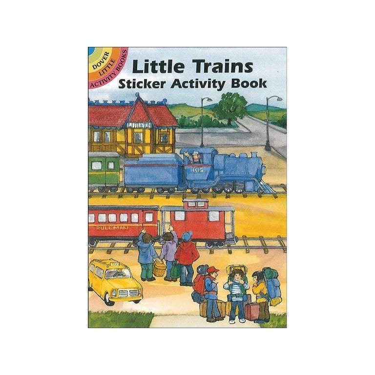 Little Trains Sticker Activity Book-Dover Publications-The Red Balloon Toy Store