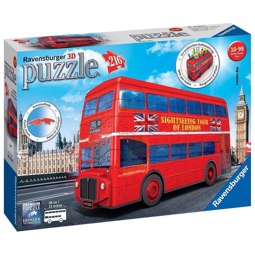 London Bus 3D Puzzle 216pc-Ravensburger-The Red Balloon Toy Store