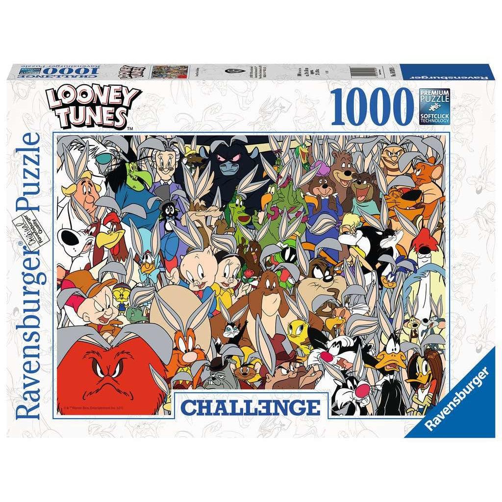 Ravensburger puzzle box | Image of various Looney Tunes characters | 1000pcs