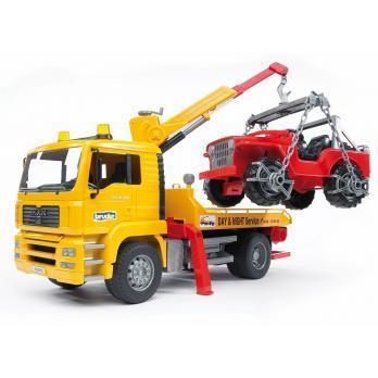 MAN TGA Breakdown Truck with Cross Country Vehicle-Bruder-The Red Balloon Toy Store