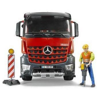 MB Arocs Construction Truck with Accessories-Bruder-The Red Balloon Toy Store