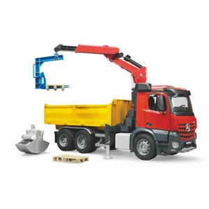 Bruder MB Arocs Construction Truck with Accessories – The Red