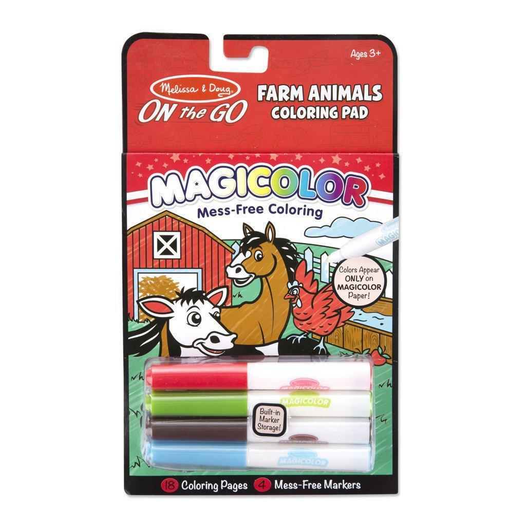 Magicolor Coloring Pad - Farm Animals-Melissa & Doug-The Red Balloon Toy Store