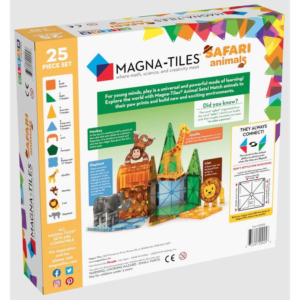 Magna-Tiles Safari Animals-Magna-Tiles-The Red Balloon Toy Store