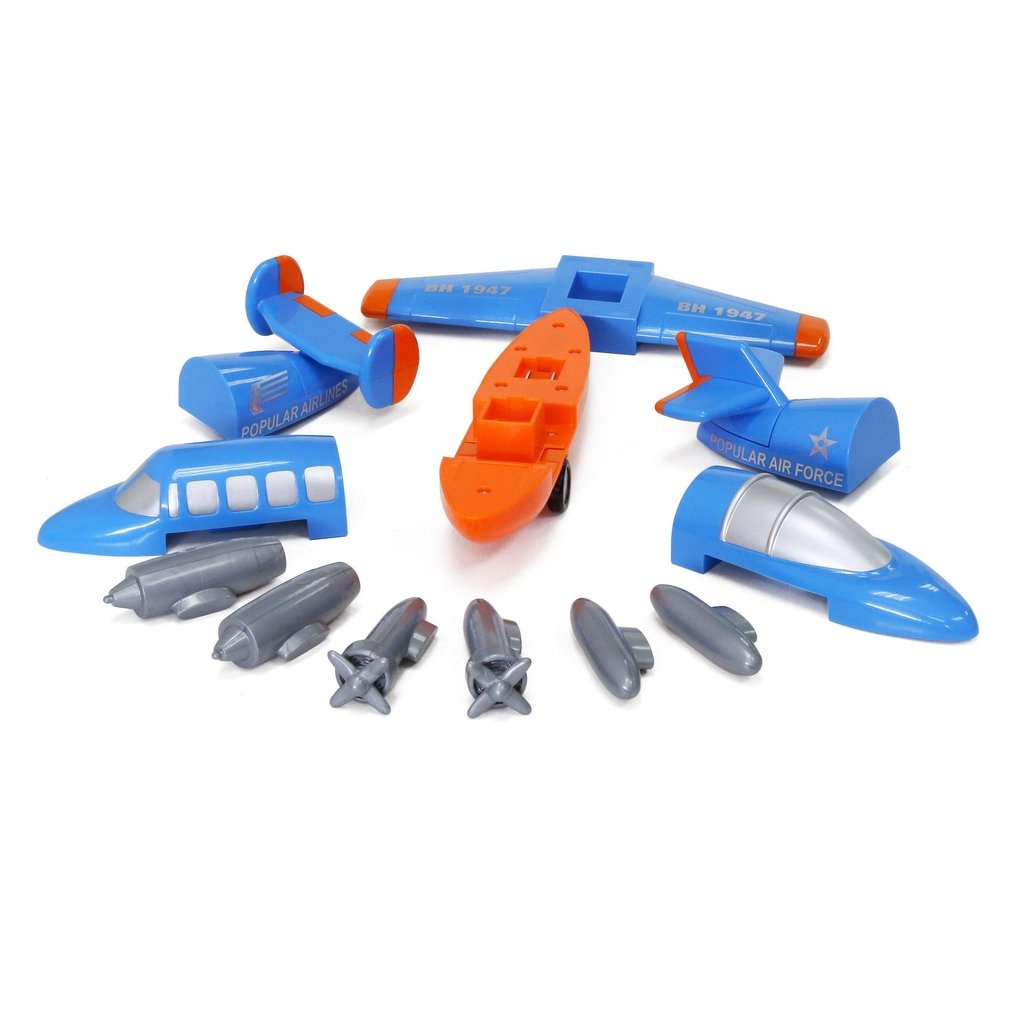 Magnetic Build-A-Truck: Airplane-Popular Playthings-The Red Balloon Toy Store