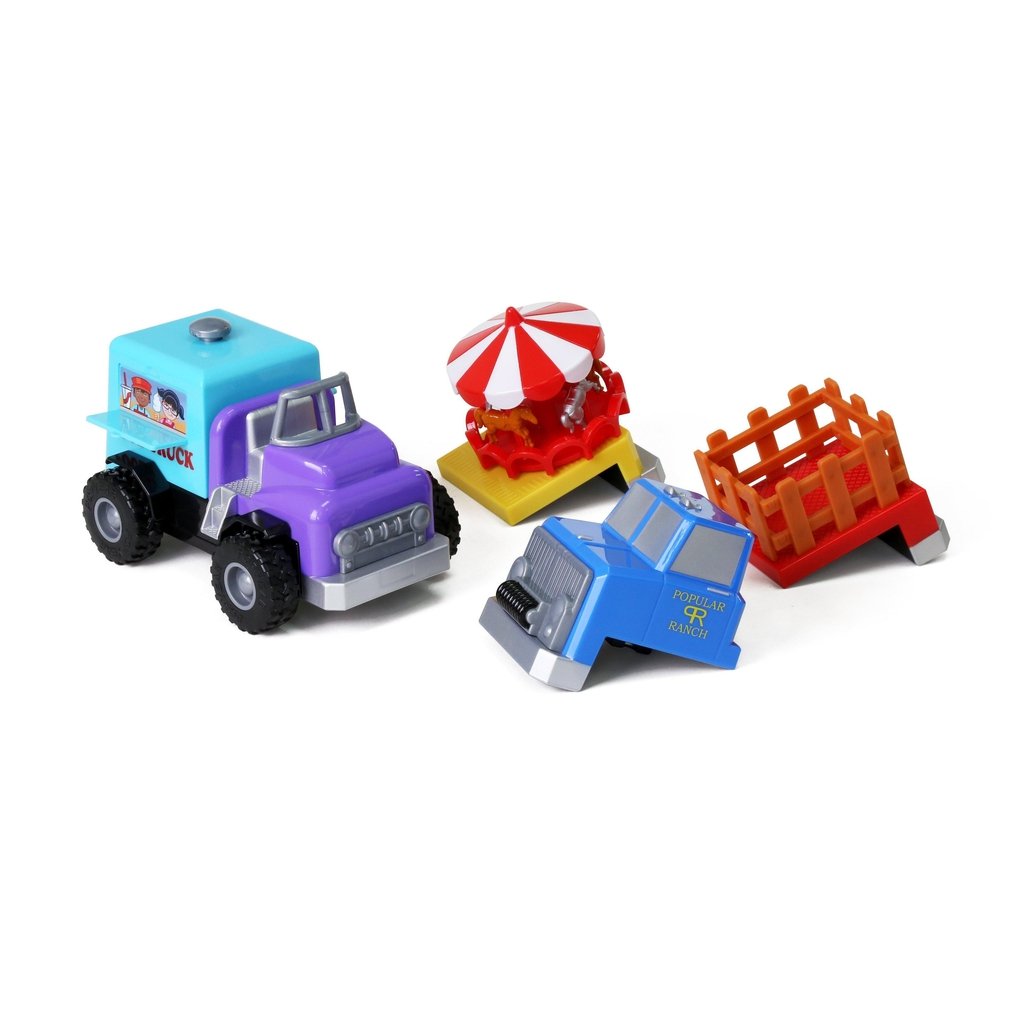 Magnetic Build-A-Truck: County Fair-Popular Playthings-The Red Balloon Toy Store