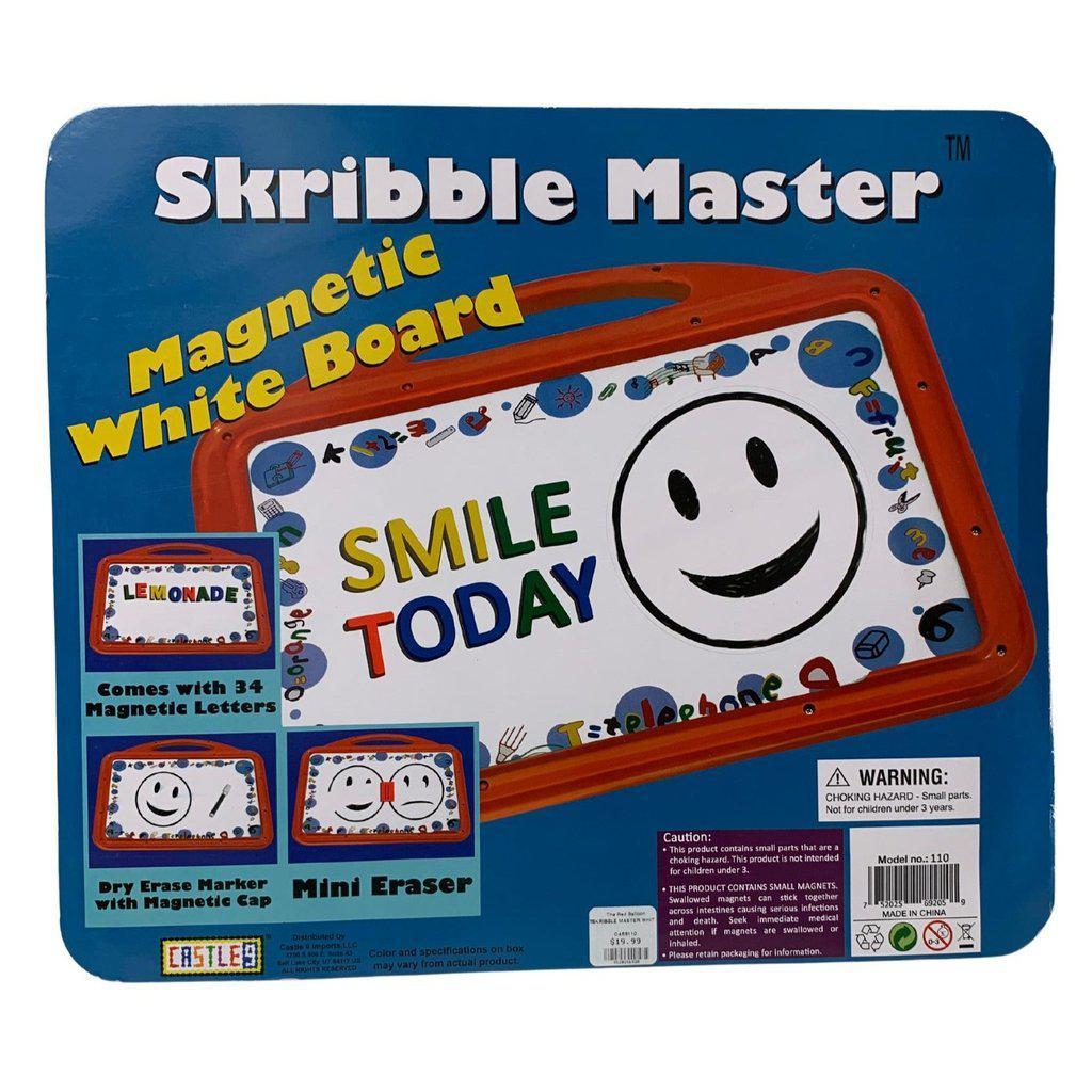 Magnetic White Board - Skribble Master-Castle 9 Imports-The Red Balloon Toy Store
