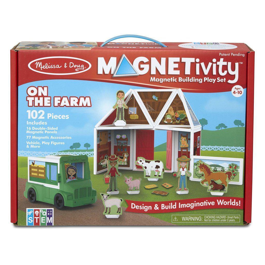 Magnetivity Magnetic Building Play Set - On the Farm-Melissa & Doug-The Red Balloon Toy Store
