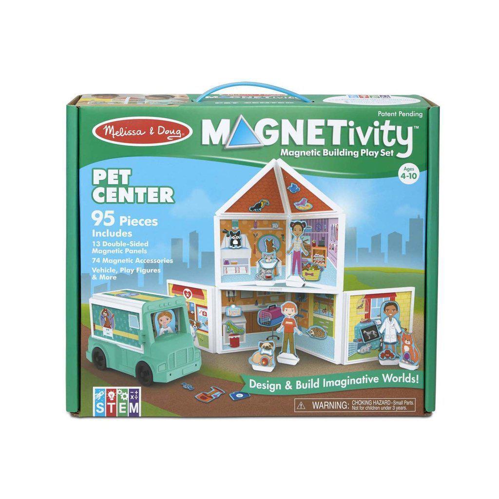 Magnetivity Magnetic Building Play Set - Pet Center-Melissa & Doug-The Red Balloon Toy Store