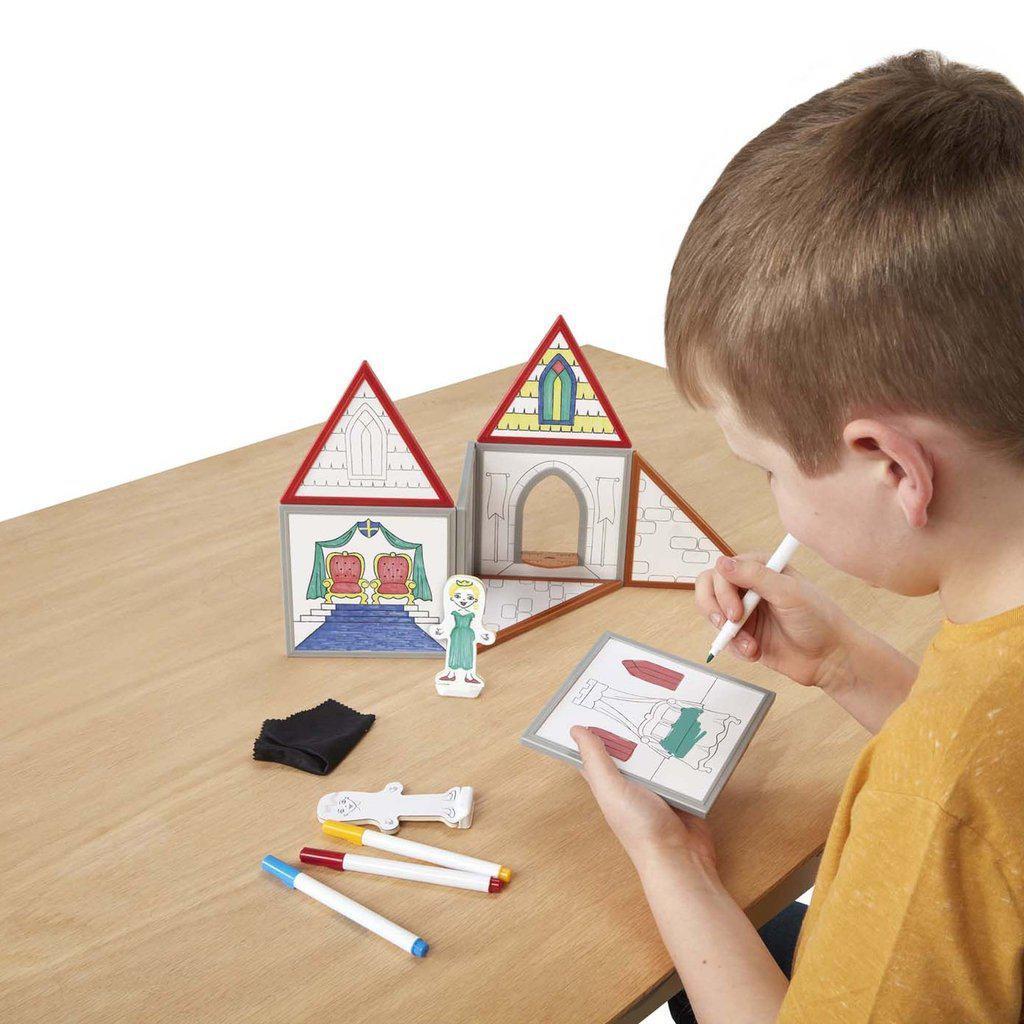 Magnetivity Set - Draw & Build House-Melissa & Doug-The Red Balloon Toy Store