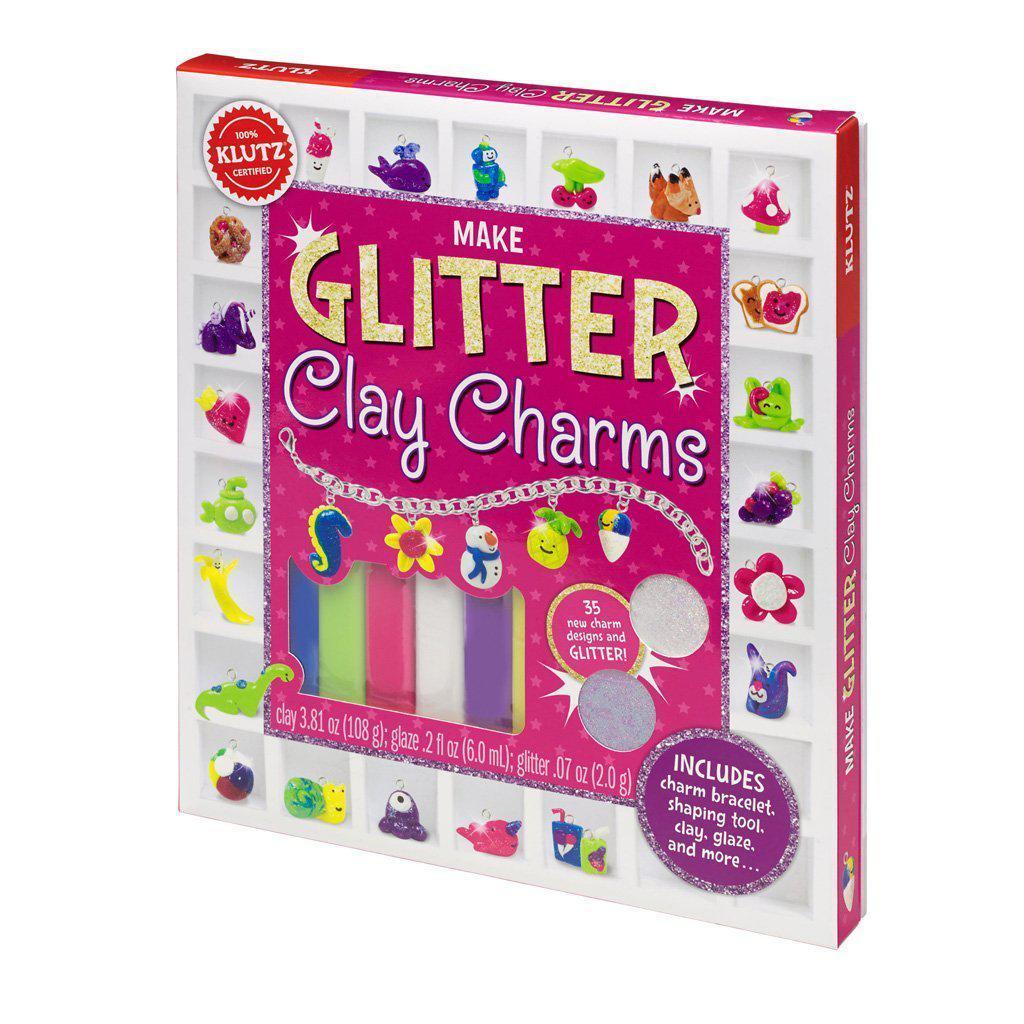 Make Glitter Clay Charms-KLUTZ-The Red Balloon Toy Store