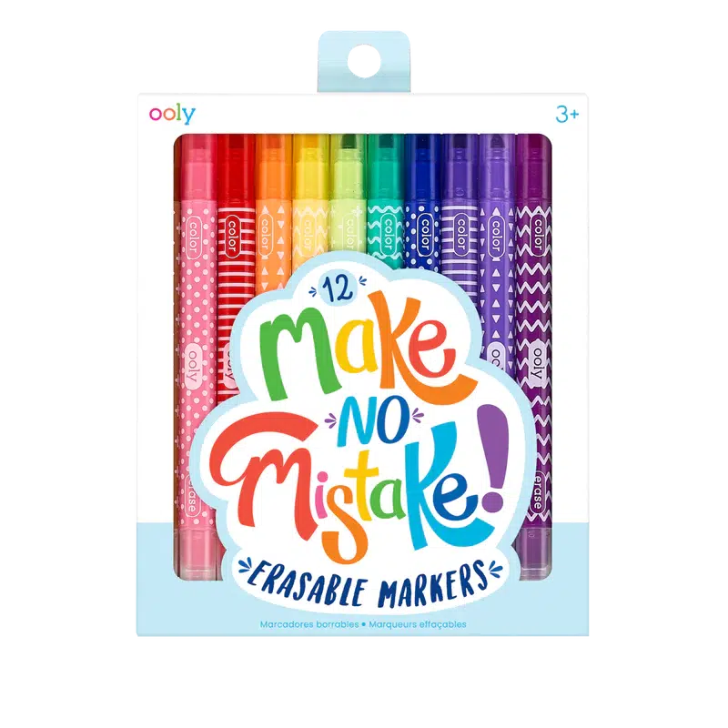 Make No Mistake Erasable Markers-OOLY-The Red Balloon Toy Store