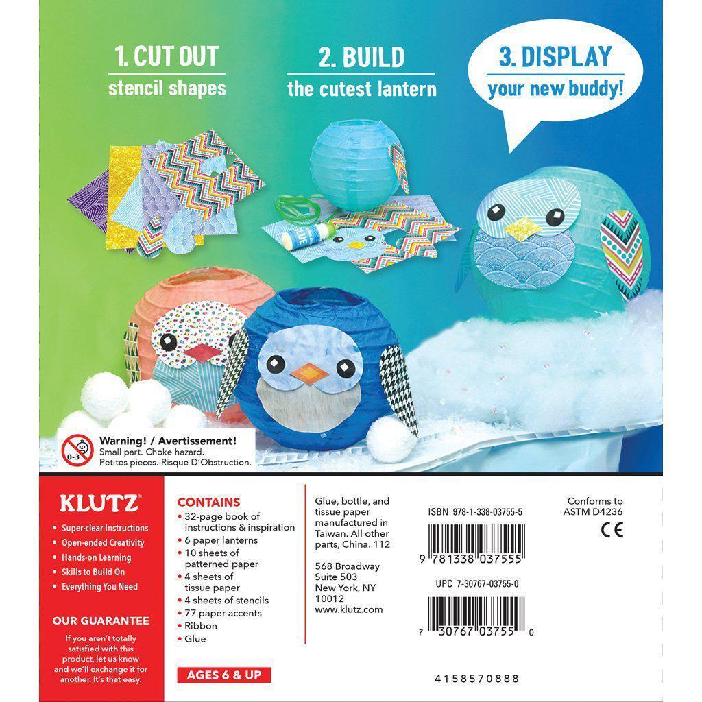 Make Paper Lantern Animals-KLUTZ-The Red Balloon Toy Store