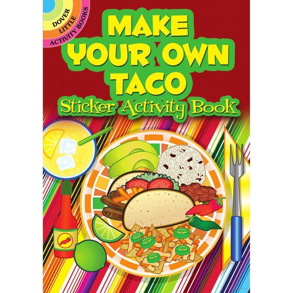 Make Your Own Taco Sticker Activity Book-Dover Publications-The Red Balloon Toy Store