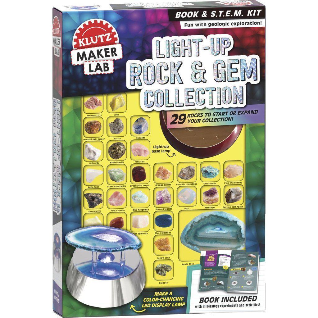 Maker Lab - Light Up Rocks & Gems Collection-KLUTZ-The Red Balloon Toy Store