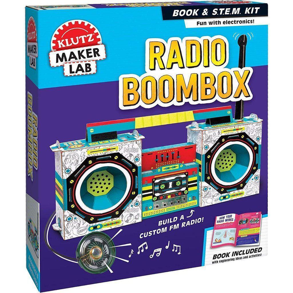 Maker Lab - Radio Boombox-KLUTZ-The Red Balloon Toy Store