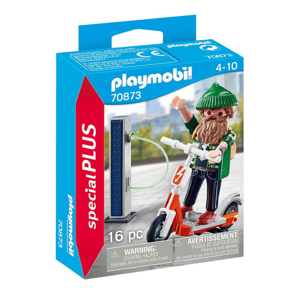 Man with E-Scooter-Playmobil-The Red Balloon Toy Store