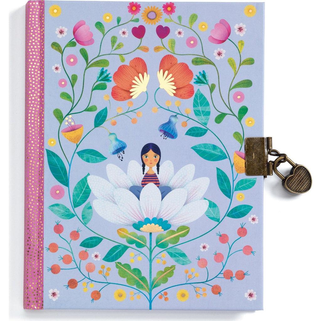 Marie Lock & Key Secret Journal-Djeco-The Red Balloon Toy Store