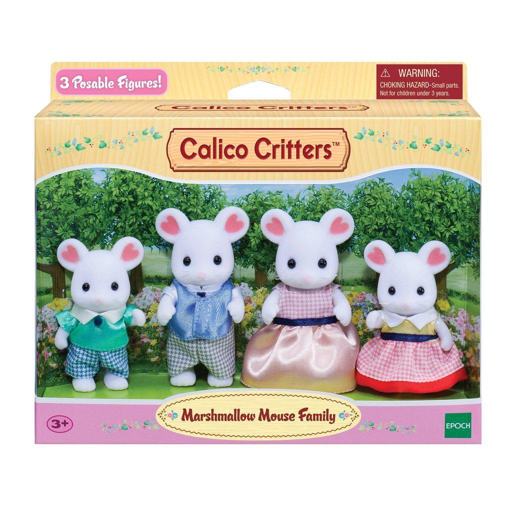 Marshmallow Mouse Family-Calico Critters-The Red Balloon Toy Store