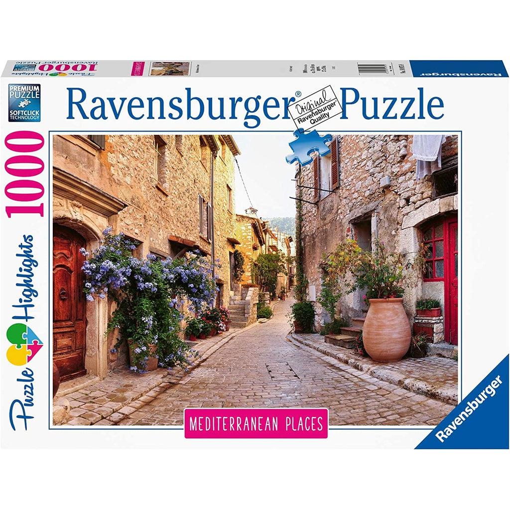 Puzzle box | Mediterranean Places | Image of narrow street in Mediterranean France | 1000pcs