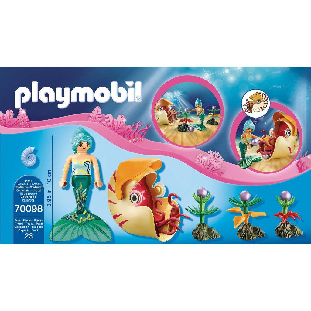 Mermaid with Sea Snail Gondola-Playmobil-The Red Balloon Toy Store