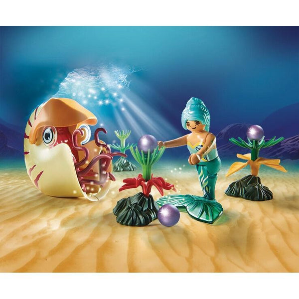 Playmobil Magic Mermaid With Sea Snail Gondola Building Set 70098, 1 Unit -  King Soopers