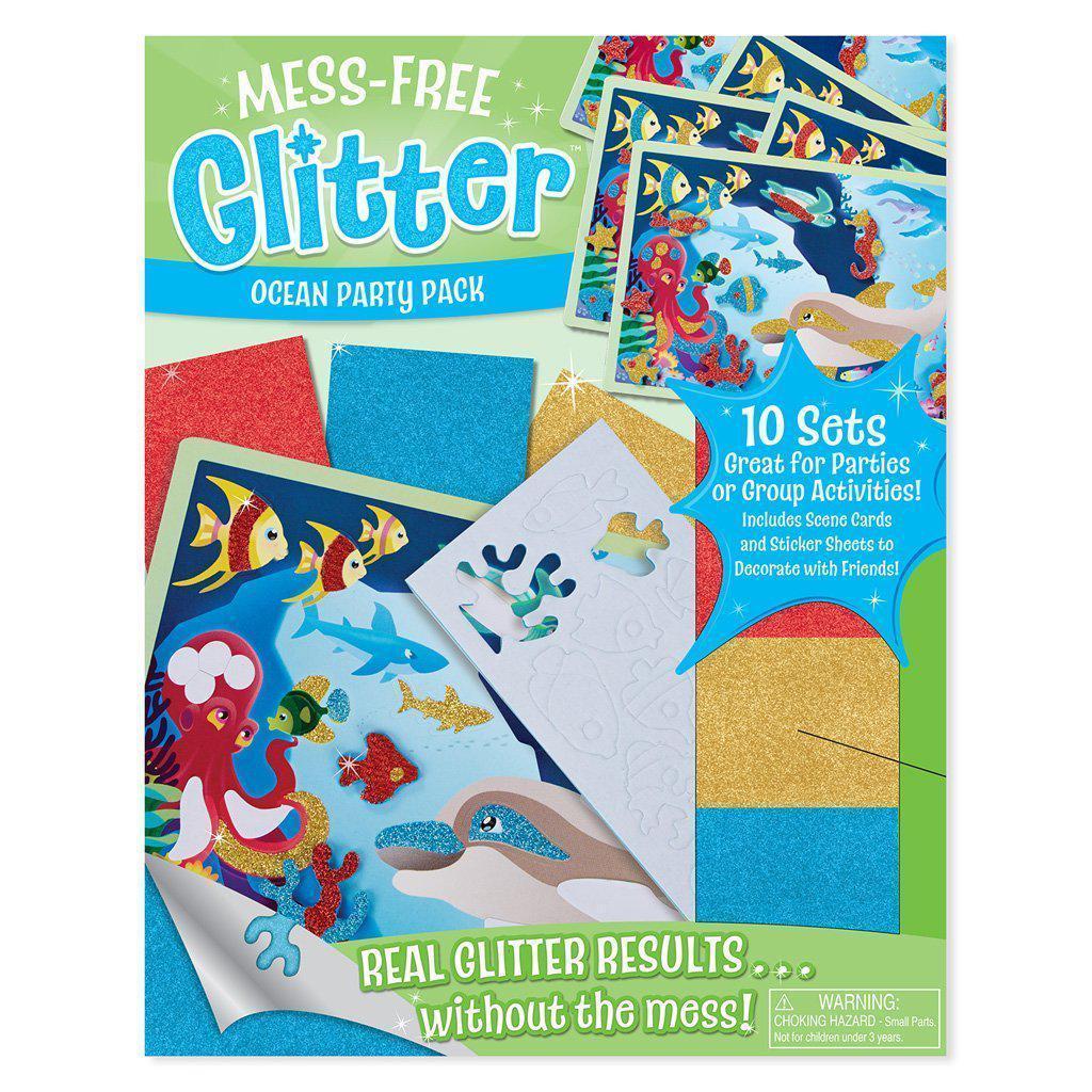 Mess-Free Glitter Ocean Party Pack-Melissa & Doug-The Red Balloon Toy Store