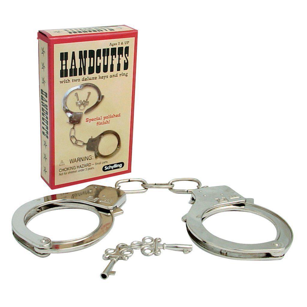 Metal Hand Cuffs With Keys-Schylling-The Red Balloon Toy Store