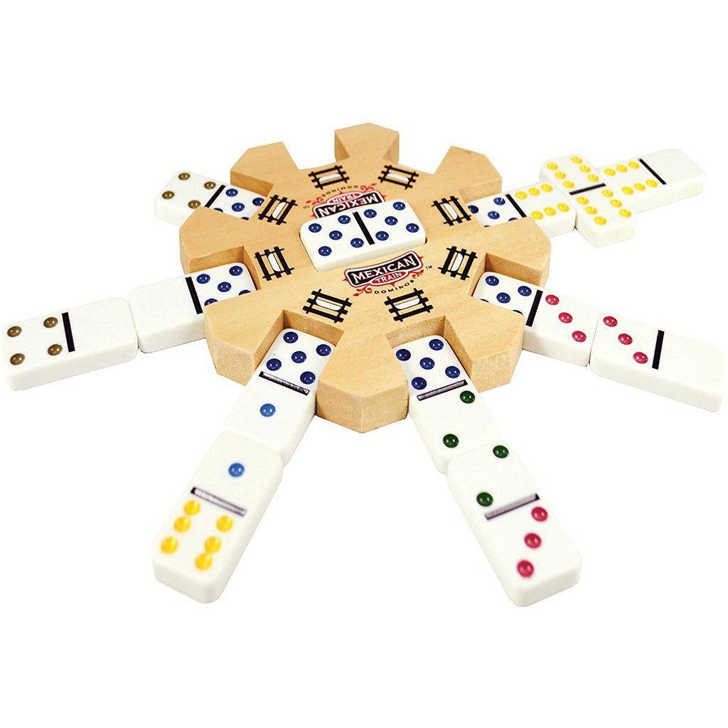 Mexican Train Dominoes - Front Porch Classics Edition-University Games-The Red Balloon Toy Store