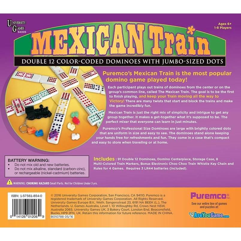 Mexican Train Dominoes-University Games-The Red Balloon Toy Store