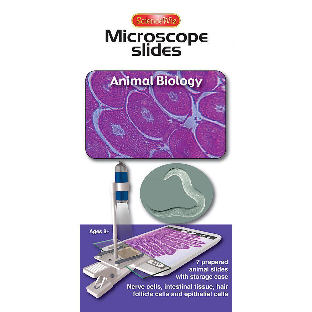 Microscope Slides: Animal Biology-ScienceWiz-The Red Balloon Toy Store