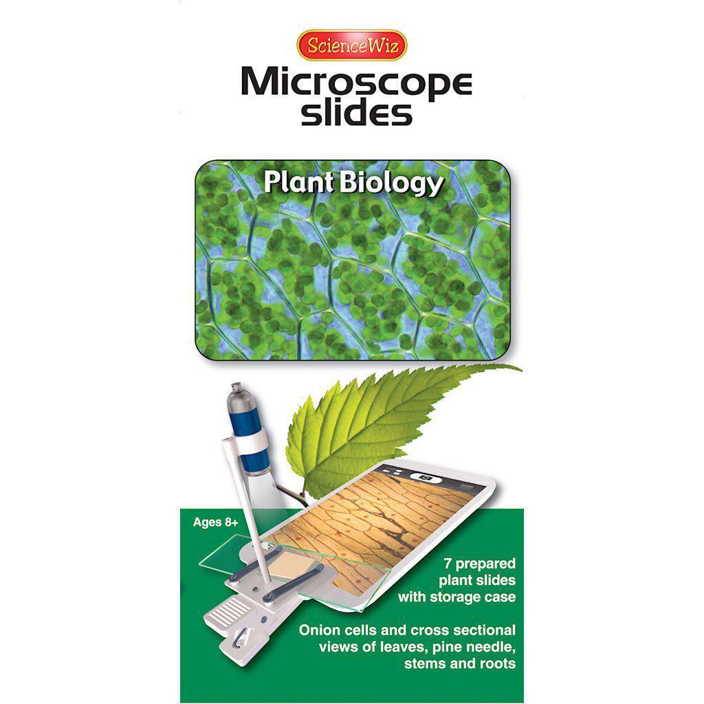 Microscope Slides: Plant Biology-ScienceWiz-The Red Balloon Toy Store