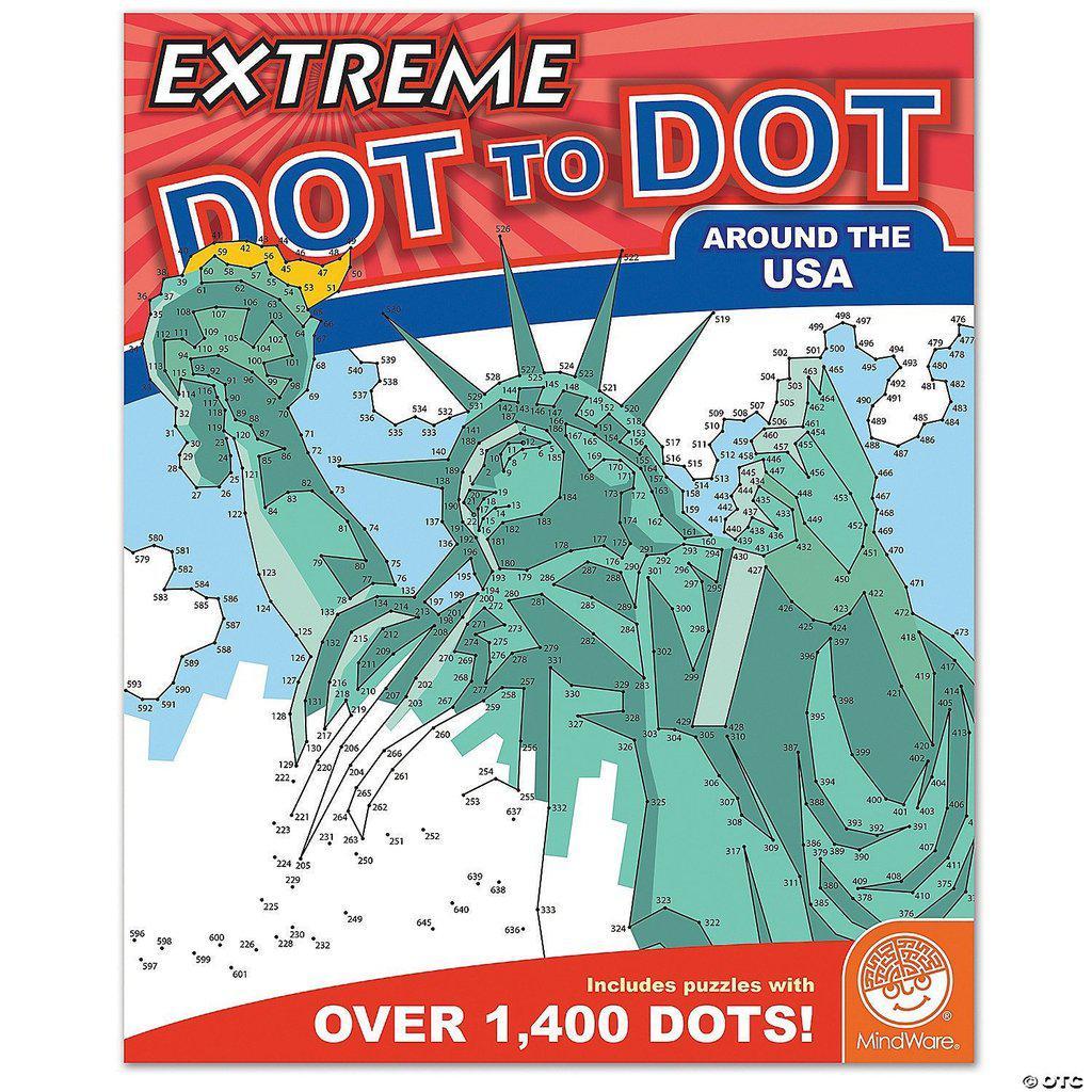 MindWare Extreme Dot to Dot: Around the USA-MindWare-The Red Balloon Toy Store