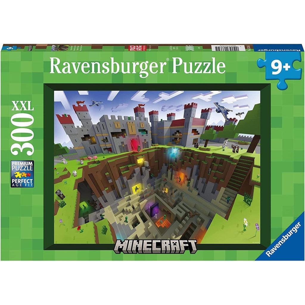 Puzzle box | Image of Minecraft videogame world | 300 XXL pcs