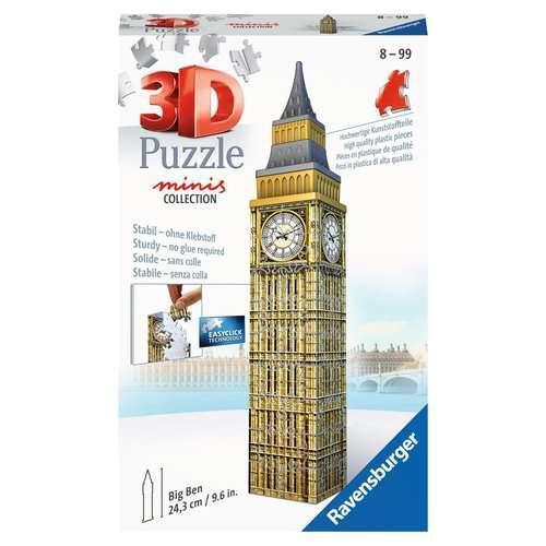 Mini Big Ben 3D Puzzle 54pc-Ravensburger-The Red Balloon Toy Store