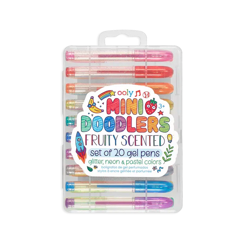 Mini Doodlers Fruity Scented Gel Pens-OOLY-The Red Balloon Toy Store