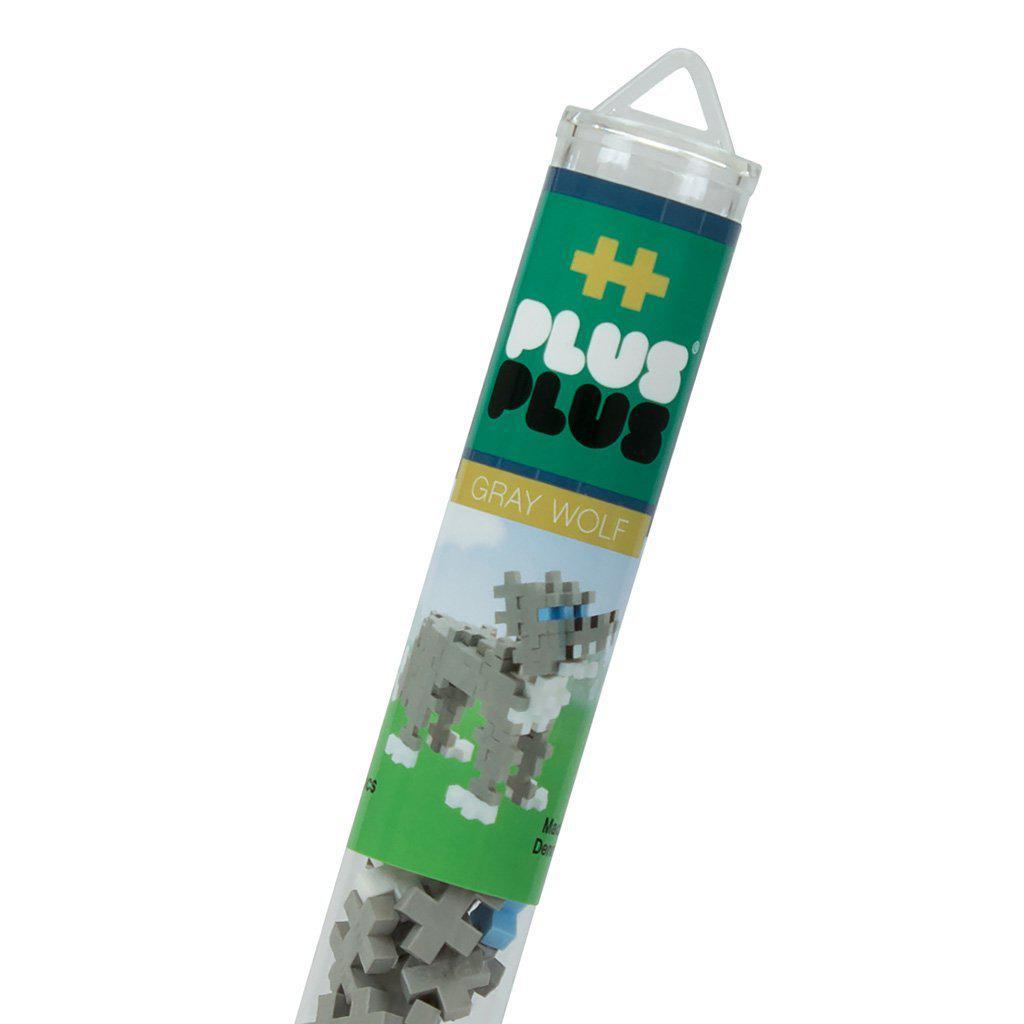 Mini Maker Tube - Gray Wolf-Plus-Plus-The Red Balloon Toy Store