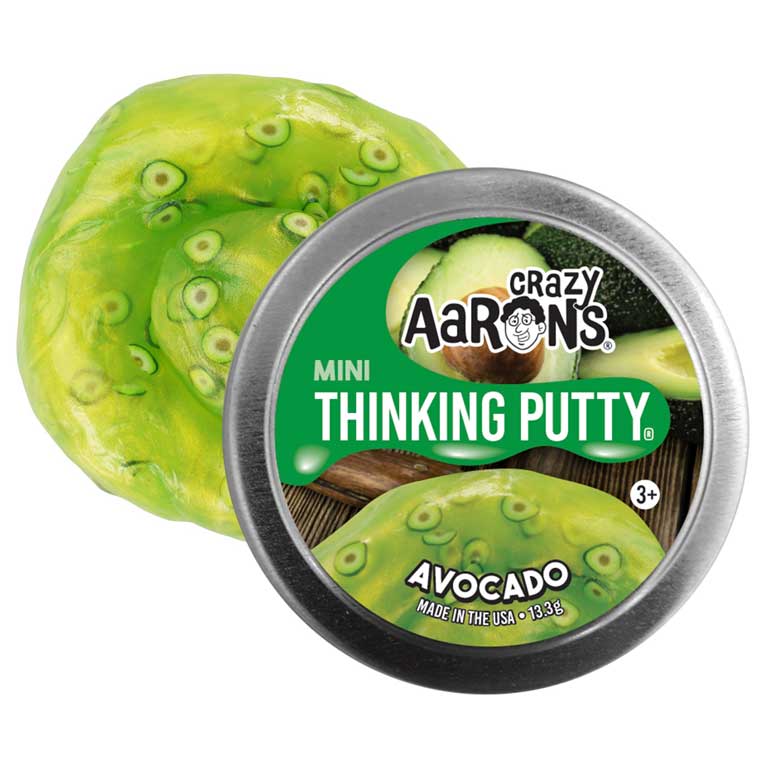 Mini Thinking Putty - Avocado-Crazy Aaron's-The Red Balloon Toy Store